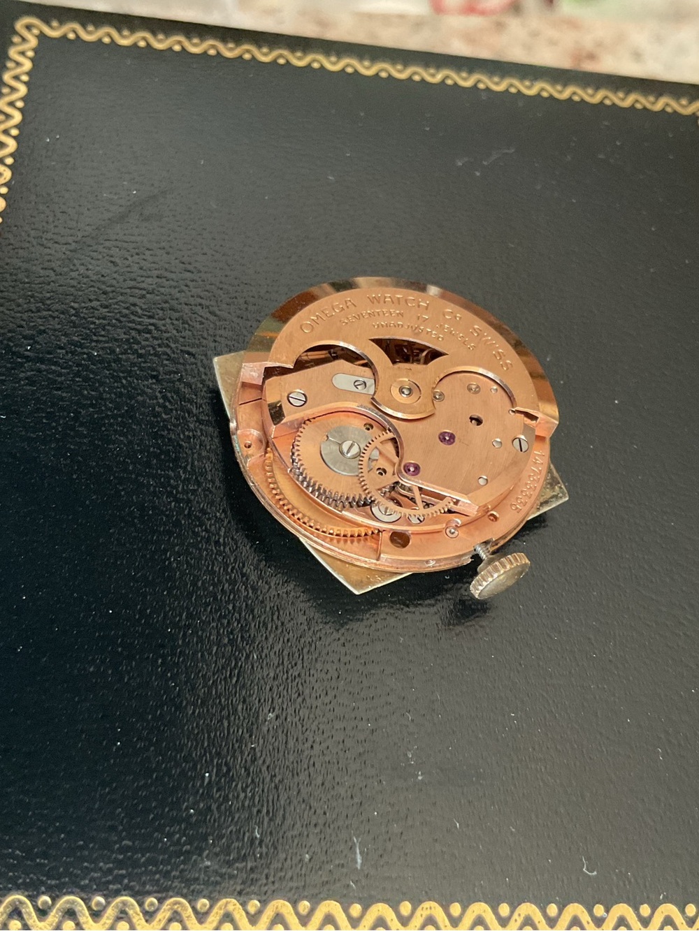 Omega Vintage 14k Gold-Filled 1958 Square Automatic Watch - Picture 15 of 16